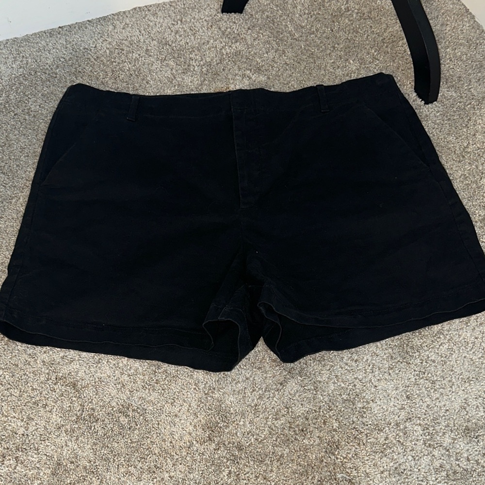 Banana Republic Black Chino Shorts
